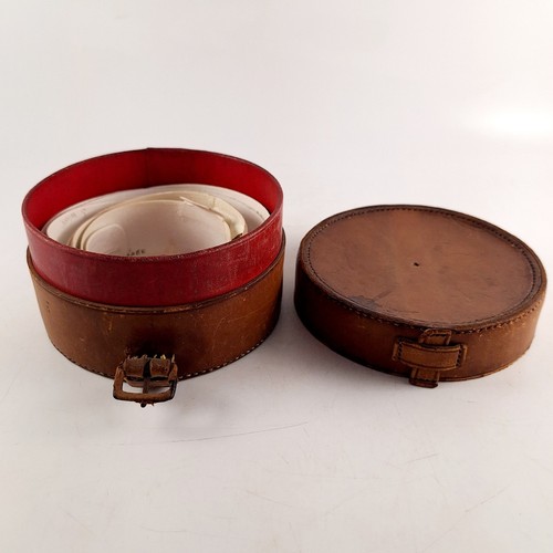 Vintage leather collar box - vintage,