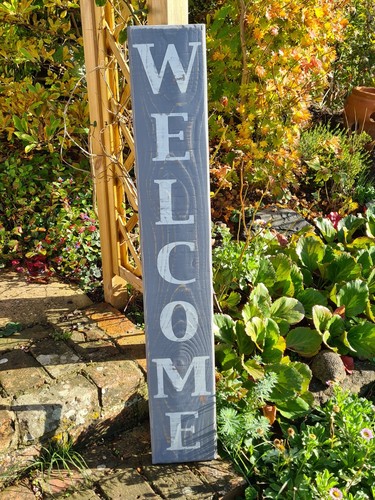 Large hand painted wooden - large,