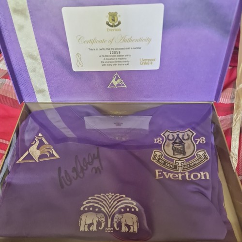 Everton limited edition purple - limited,