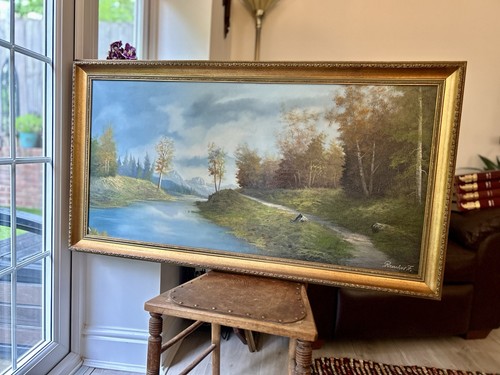 Large original oil - large, by