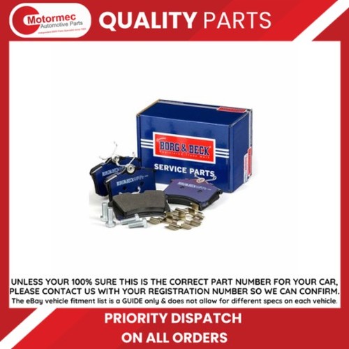 Borg beck brake pads - beck,