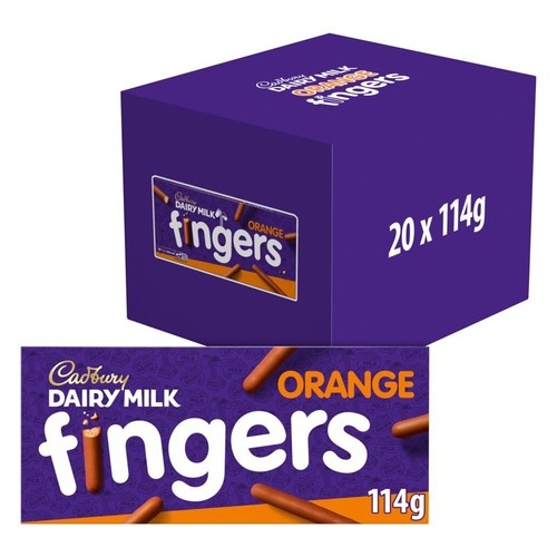 Cadbury dairy milk - dairy, orange