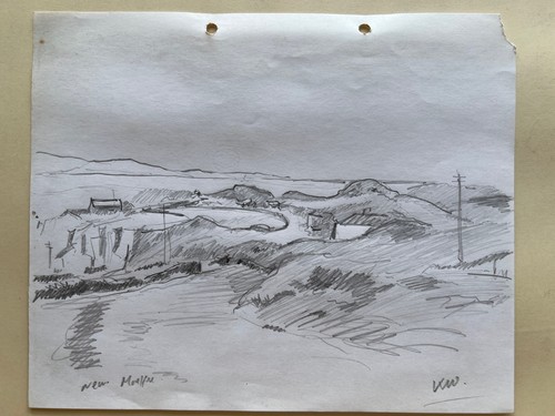 Kyffin williams pencil - kyffin, williams,