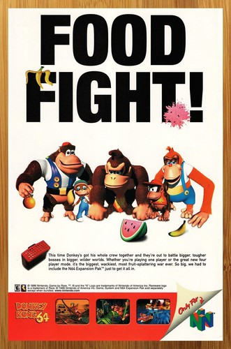 1999 donkey kong n64 - 1999,