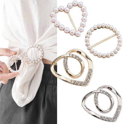 4pcs metal scarf ring clips - ring,