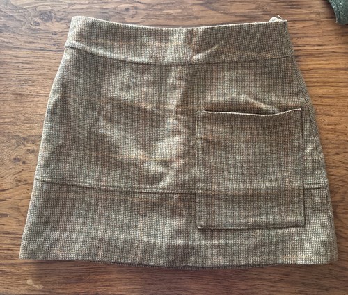 Joules wool lined green tweed - green,