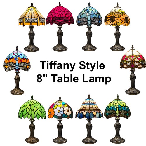 Tiffany style inch lamps - style, 8-inch