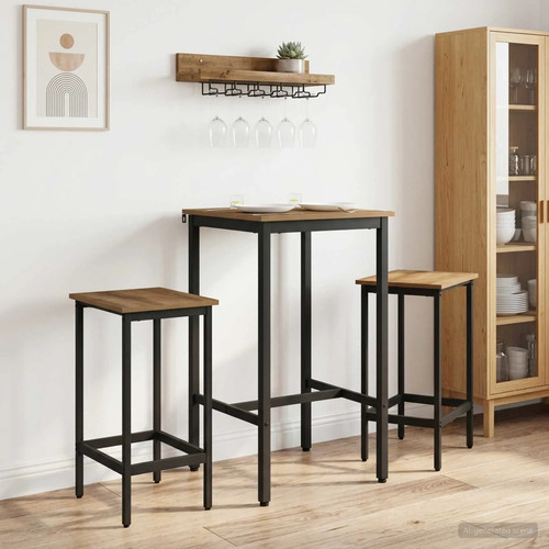 Walplus artisan oak bar - walplus, table