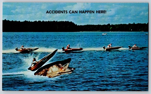 Postcard accident canhappen - accident,