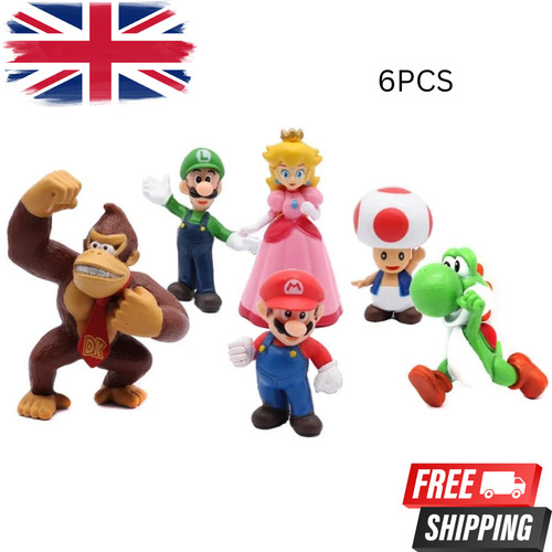 Pcs super mario mini figure - super,