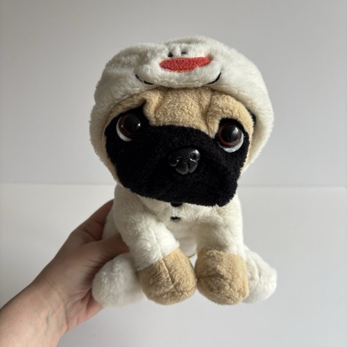 Paws snowman dressed - dressed, pug