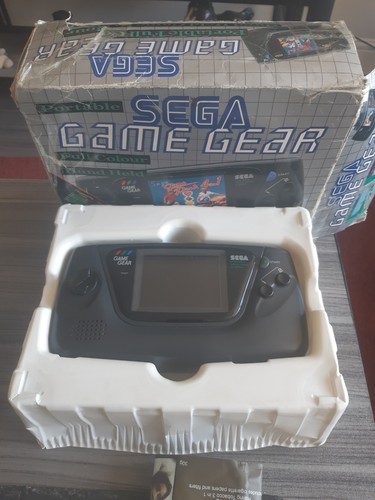 Sega game gear console - game,
