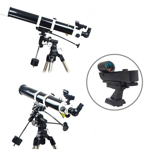 Astronomy red dot - dot, viewfinder