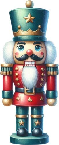 Christmas nutcracker wall art - nutcracker,