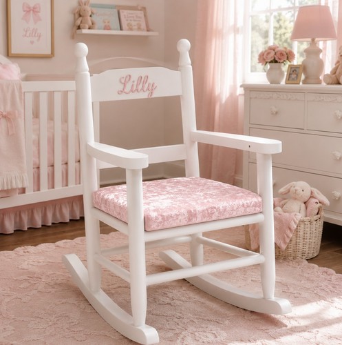 Kids personalised wood rocking - kids,