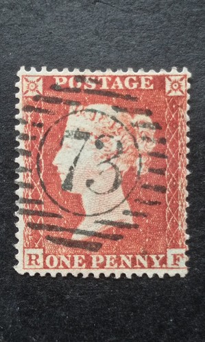 Queen victoria penny red - 1d,