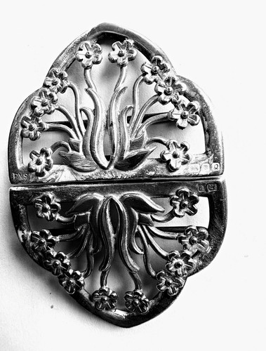 Art nouveau floral openwork - art,
