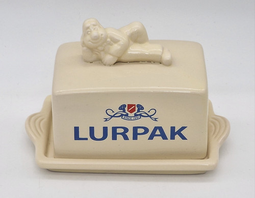 Vintage lurpak ceramic butter - lurpak,