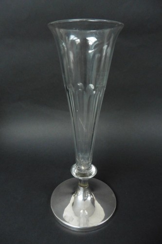 Edwardian fluted glass epergne - edwardian,