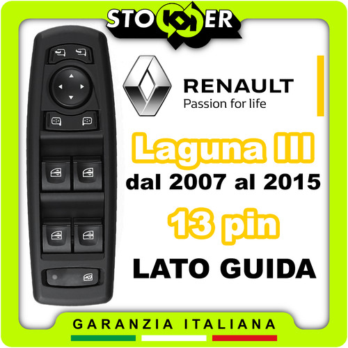 Window regulator switch for