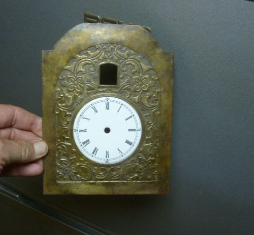 Unusual antique clock ornate - antique,