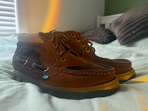 Kickers mens brown suede - brown,