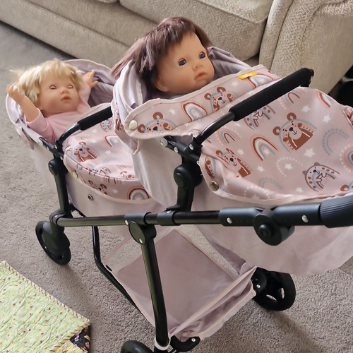 Pink double doll - pink,