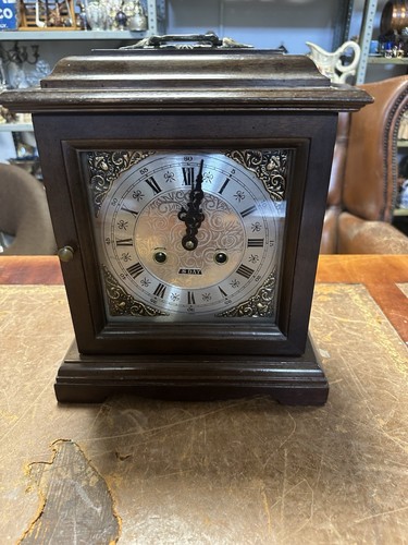Vintage solid walnut chiming - solid, 8