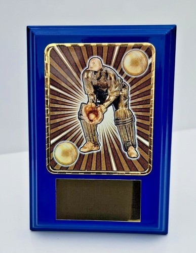 Cricket wicket keeper plaque - keeper, 2