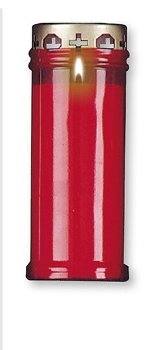 New red christian cross prayer - red,