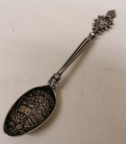 Vintage solid silver teaspoon - vintage,