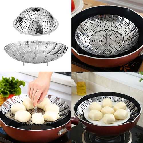 Steam vegetable basket folding - steam,