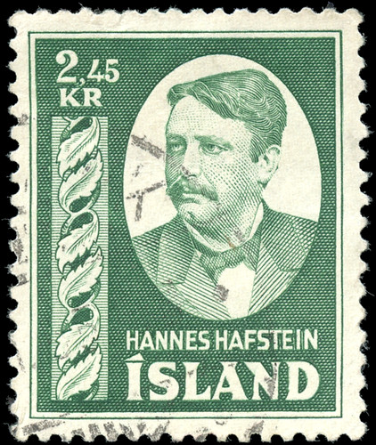 Iceland used scott 285 - iceland, #285