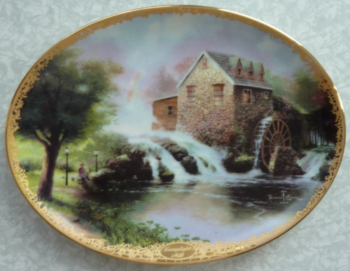 Thomas kinkade plate - thomas,