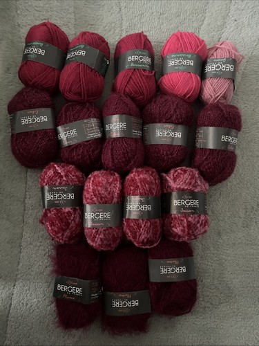 Wool bundle mixed textures - -,