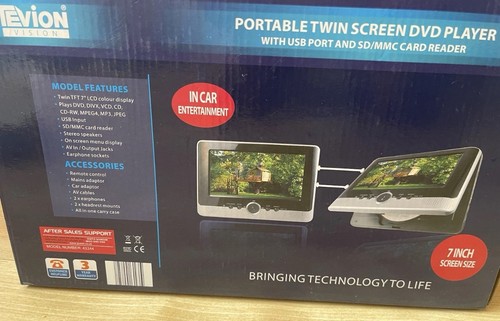 Tevion car dvd - player, 7"