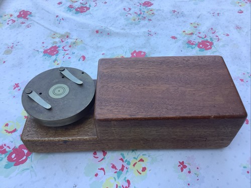 Rare antique microscope slide - microscope,