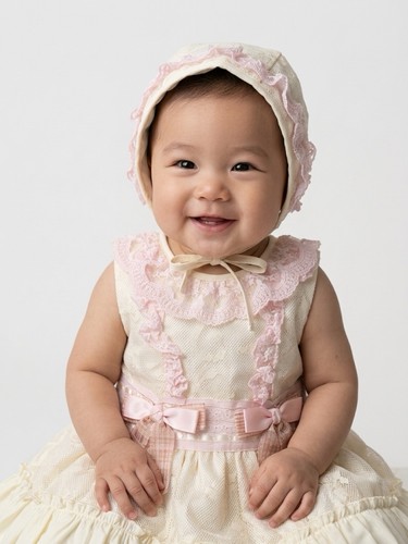 Baby girl dress hat cream - baby, &