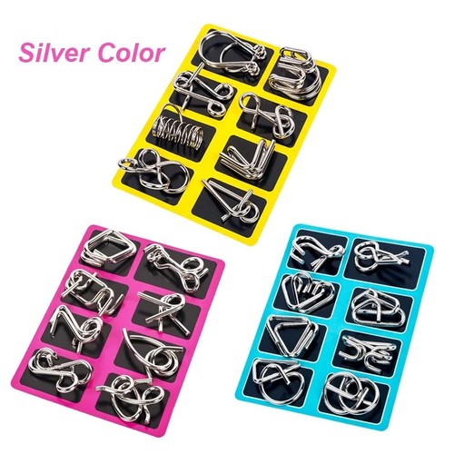 8pcs set metal - metal, montessori