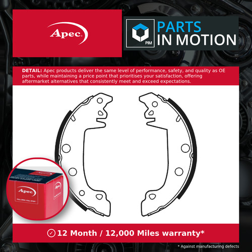Brake shoes set fits - brake,