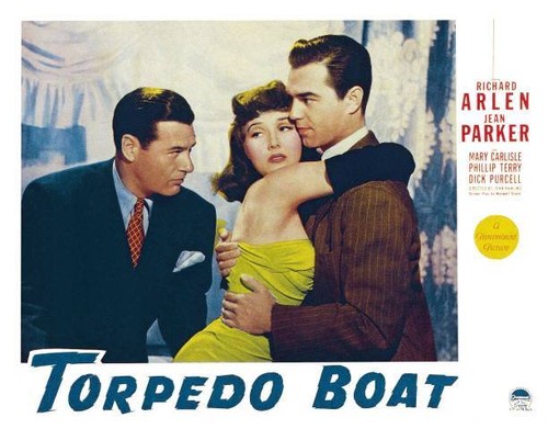 Torpedo boat lobby card - torpedo,