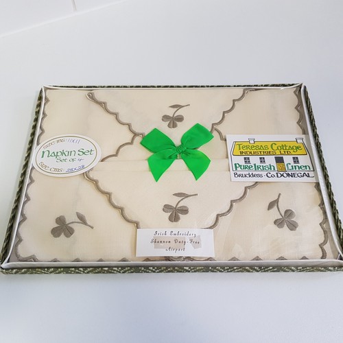 Irish linen napkin set