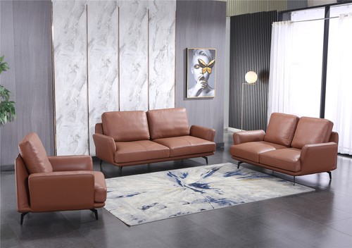 Sofa set 2 seater leather - set,