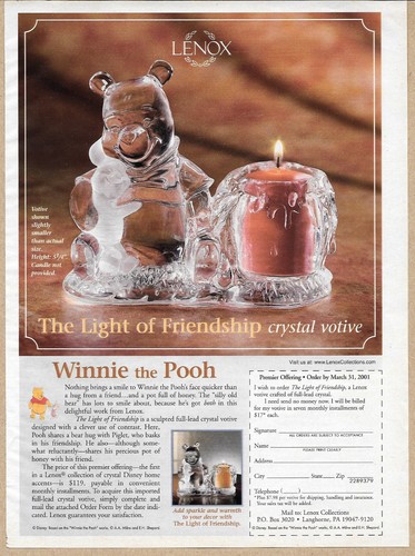 Winnie the pooh piglet lenox - winnie,
