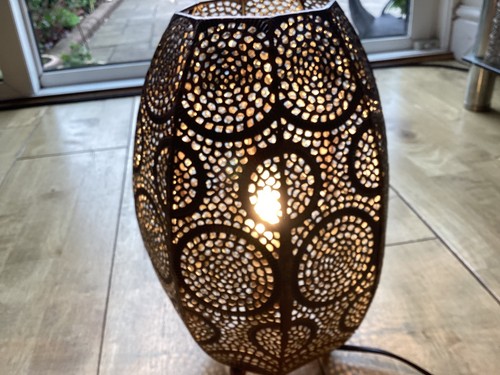 Dunelm moroccan table lamp - dunelm,
