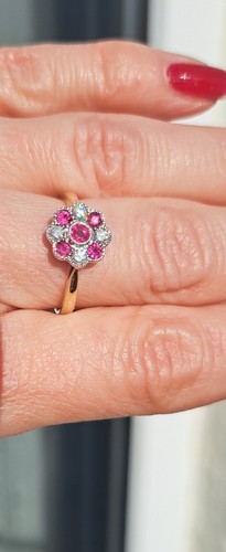 Modern art deco design - design, 18ct
