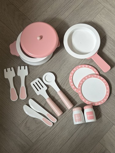 George home pink - pink, wooden