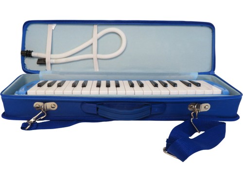 Blue melodica portable - blue,