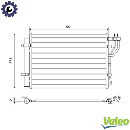 Condenser air conditioning - condenser,