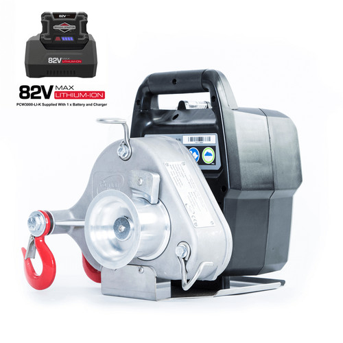 Portable winch pcw3000 k - portable, pcw3000-li-k